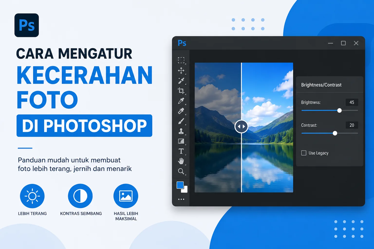 Cara Mengatur Kecerahan Foto di Photoshop