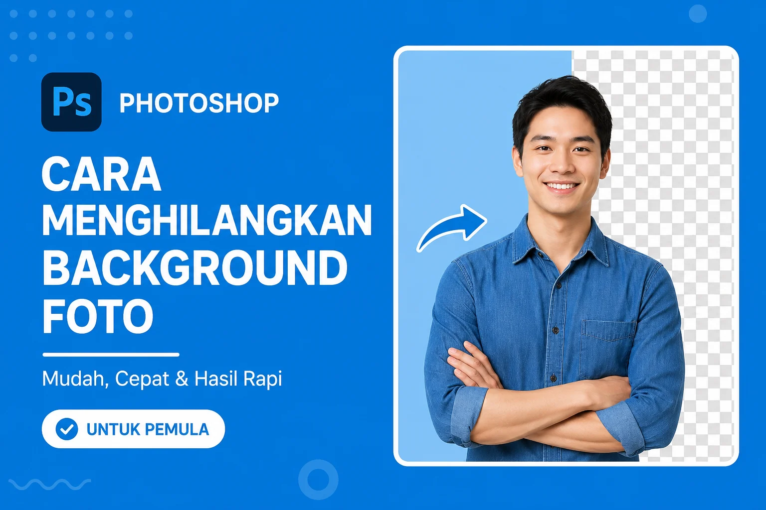 Cara Menghilangkan Background Foto di Photoshop