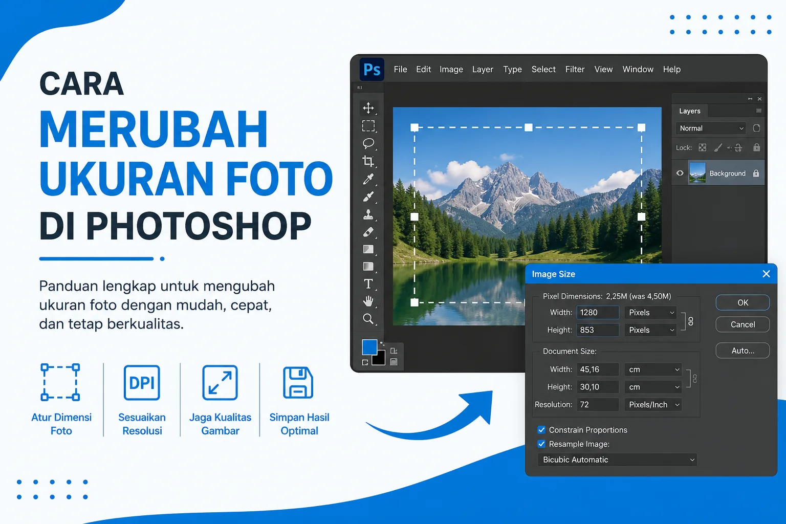 Cara Merubah Ukuran Foto di Photoshop