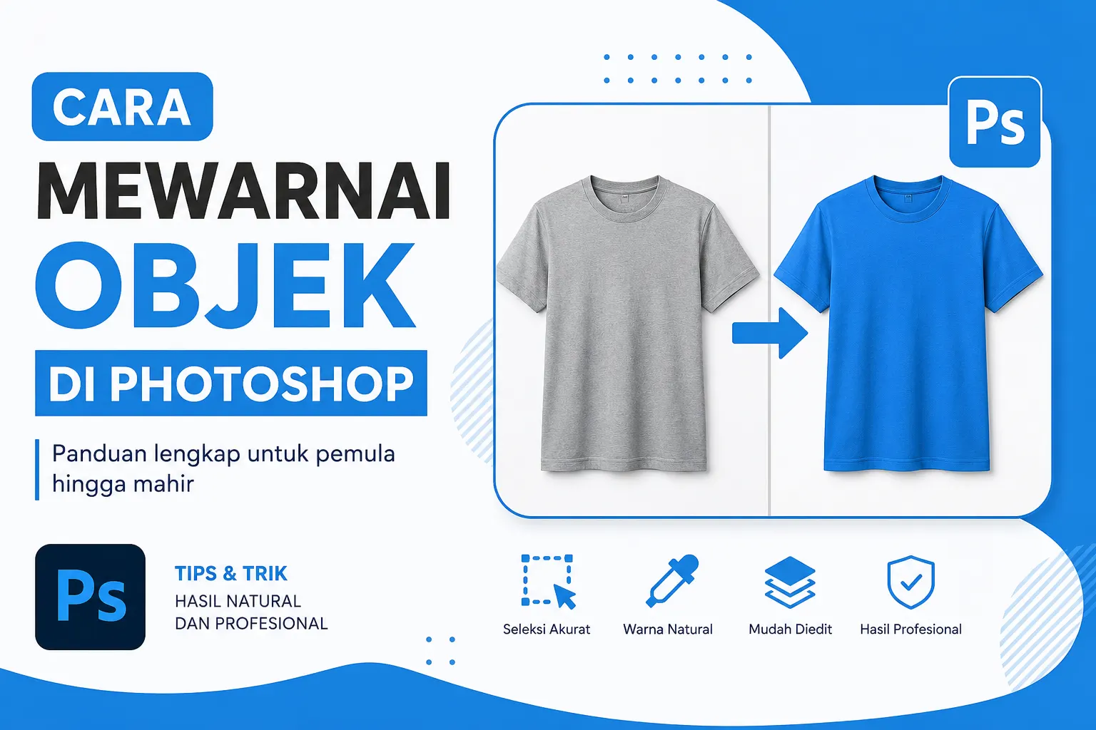 Cara Mewarnai Objek di Photoshop