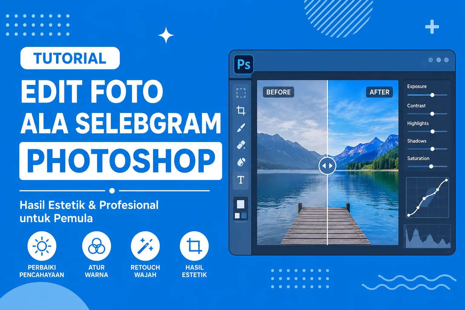 Tutorial Edit Foto Ala Selebgram Photoshop